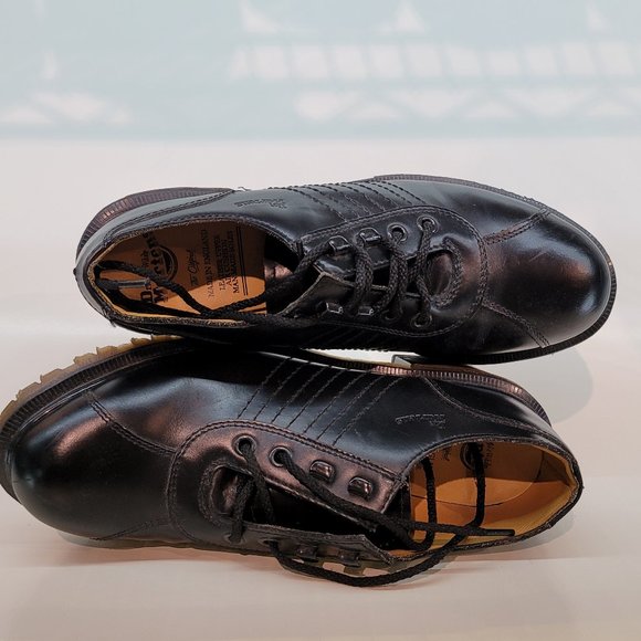 Dr. Martens Leather chunky-heeled Shoes (women's 38.5) - Picture 3 of 5